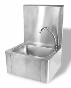 Combisteel Knee Operated Hand Wash Sink With Mixer Tap - 7531.0005