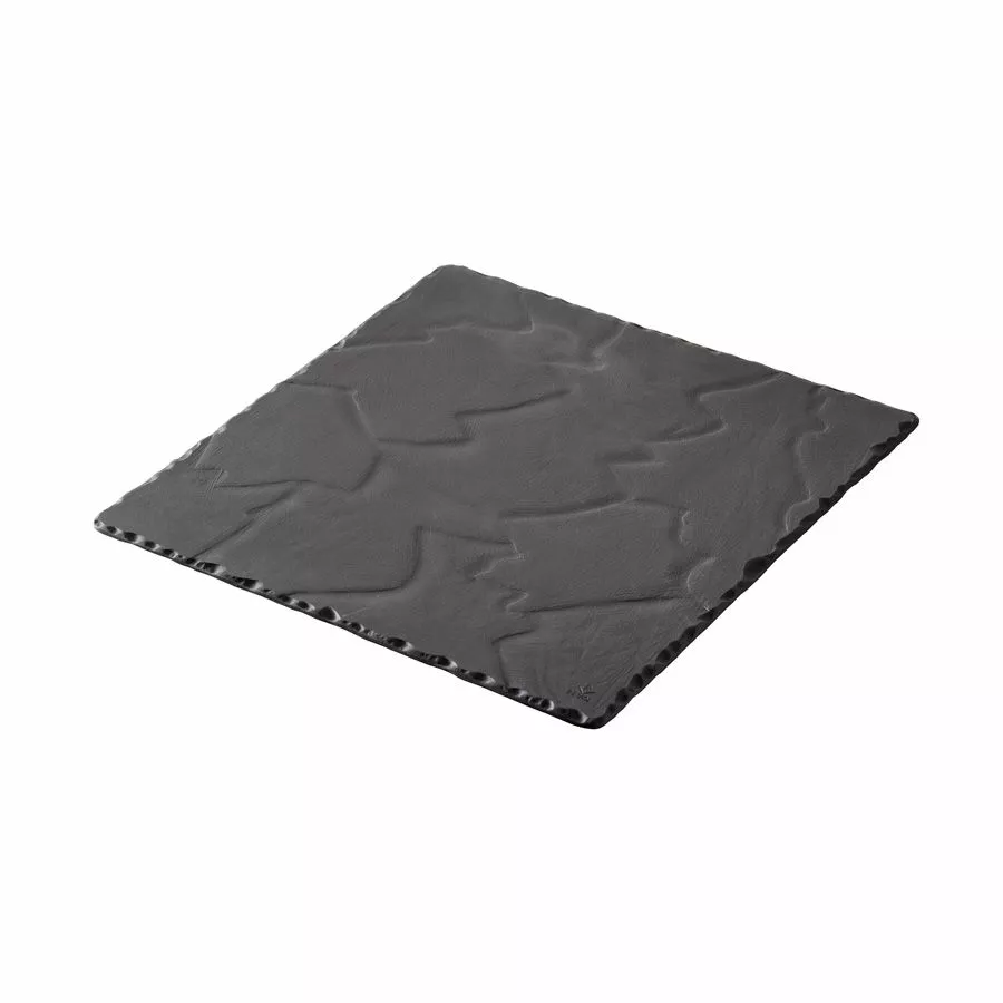REVOL Basalt Plate Square Slate Effect 30cm (3 Pack) - BD310 1 REVOL Basalt Plate Square Slate Effect 30cm (3 Pack) - BD310
