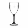 BBP Polycarbonate Wine Glasses 255ml CE Marked At 175ml (Pack Of 12) - CG943