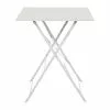 Bolero Grey Square Pavement Style Steel Table - GK988