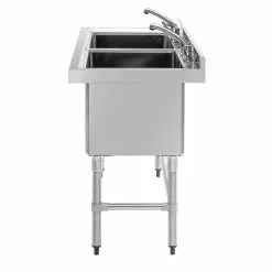 Vogue Double Deep Pot Wash Sink - CF406 -Food & Catering Disposables Sales cf15B45D