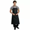 Chef Works Urban Memphis Wide Bib Apron Black - B340