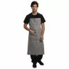 Chef Works Urban Portland Fine Stripe Bib Apron Grey - B351