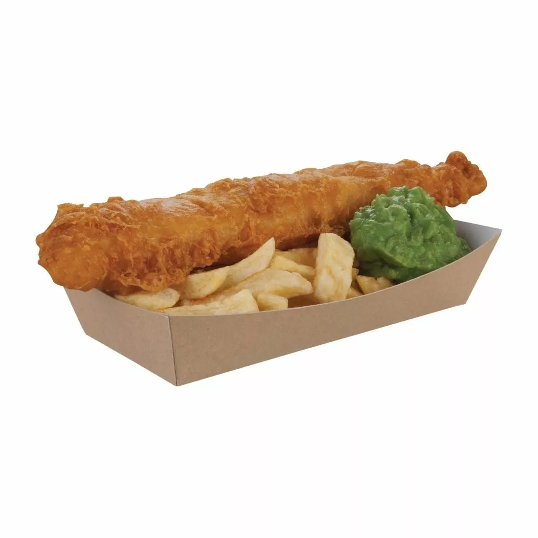 Colpac Compostable Kraft Food Trays Large 220mm (Pack Of 250) - FA364 1 Colpac Compostable Kraft Food Trays Large 220mm (Pack Of 250) - FA364