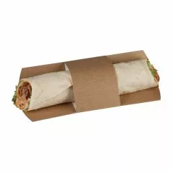 Colpac Compostable Kraft Tortilla Sleeves (Pack Of 1000) - FA383