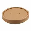 Colpac Recyclable Kraft Microwavable Soup Cup Lids 225ml / 8oz And 350ml / 12oz - FA367