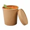 Colpac Recyclable Kraft Microwavable Soup Cups 450ml / 16oz (Pack Of 500) - FA370