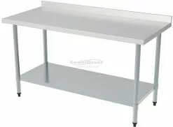 Combisteel 700 Stainless Steel Wall Worktable 1600mm Wide - 7490.0080