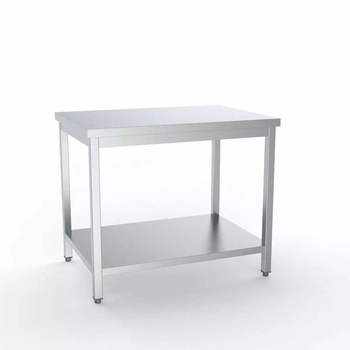 Combisteel Full 430 Stainless Steel 600 Line Worktable With Shelf 1000mm Wide - 7333.0064 1 Combisteel Full 430 Stainless Steel 600 Line Worktable With Shelf 1000mm Wide - 7333.0064