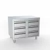 Combisteel Full 430 Stainless Steel Worktable Unit With 6 Drawers 1000mm Wide - 7333.0284