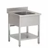 Combisteel Stainless Steel Sink Single Bowl 600mm Wide - 7333.0810
