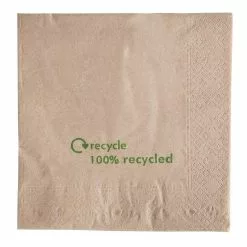 *Non-Branded Compostable Kraft Lunch Napkins 330mm (Pack Of 2000) - GH031