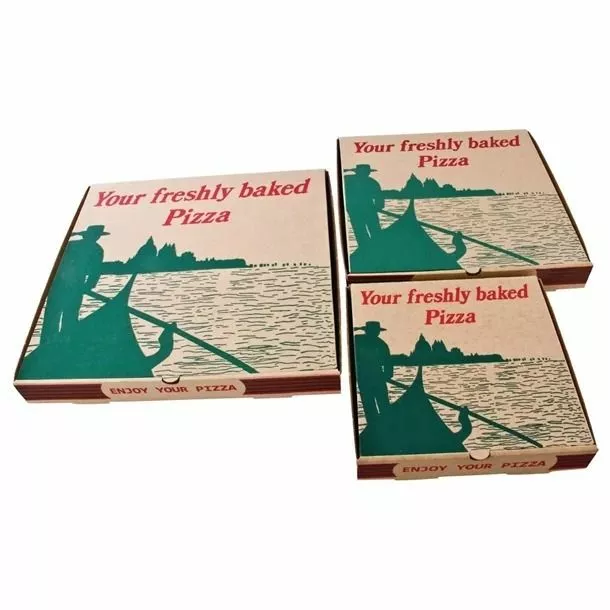 *Non-Branded Compostable Printed Pizza Boxes 14" (Pack Of 50) - GG999 2 *Non-Branded Compostable Printed Pizza Boxes 14" (Pack Of 50) - GG999 - Image 2