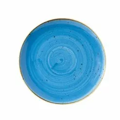 Churchill Cornflower Blue Coupe Plate 28.8cm (12 Pack) - BH653CF