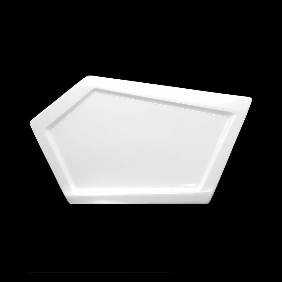Creme Cråme _charde Plate 30cm X 18cm (6 Pack) - BH891 1 Creme Cråme _charde Plate 30cm X 18cm (6 Pack) - BH891