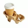 *Non-Branded Disposable Cup Carry Trays 2 Cup (Pack Of 360) - CE381