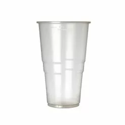 Plastico Disposable Pint Glass 20oz To Line (Pack Of 1000) - U384