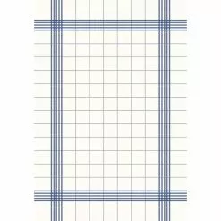 Duni Bistro Compostable Towel Napkins Blue Check 380 X 540mm (Pack Of 250) - CY523