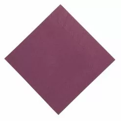 Duni Compostable Dinner Napkins Plum 400mm (Pack Of 1000) - GJ117