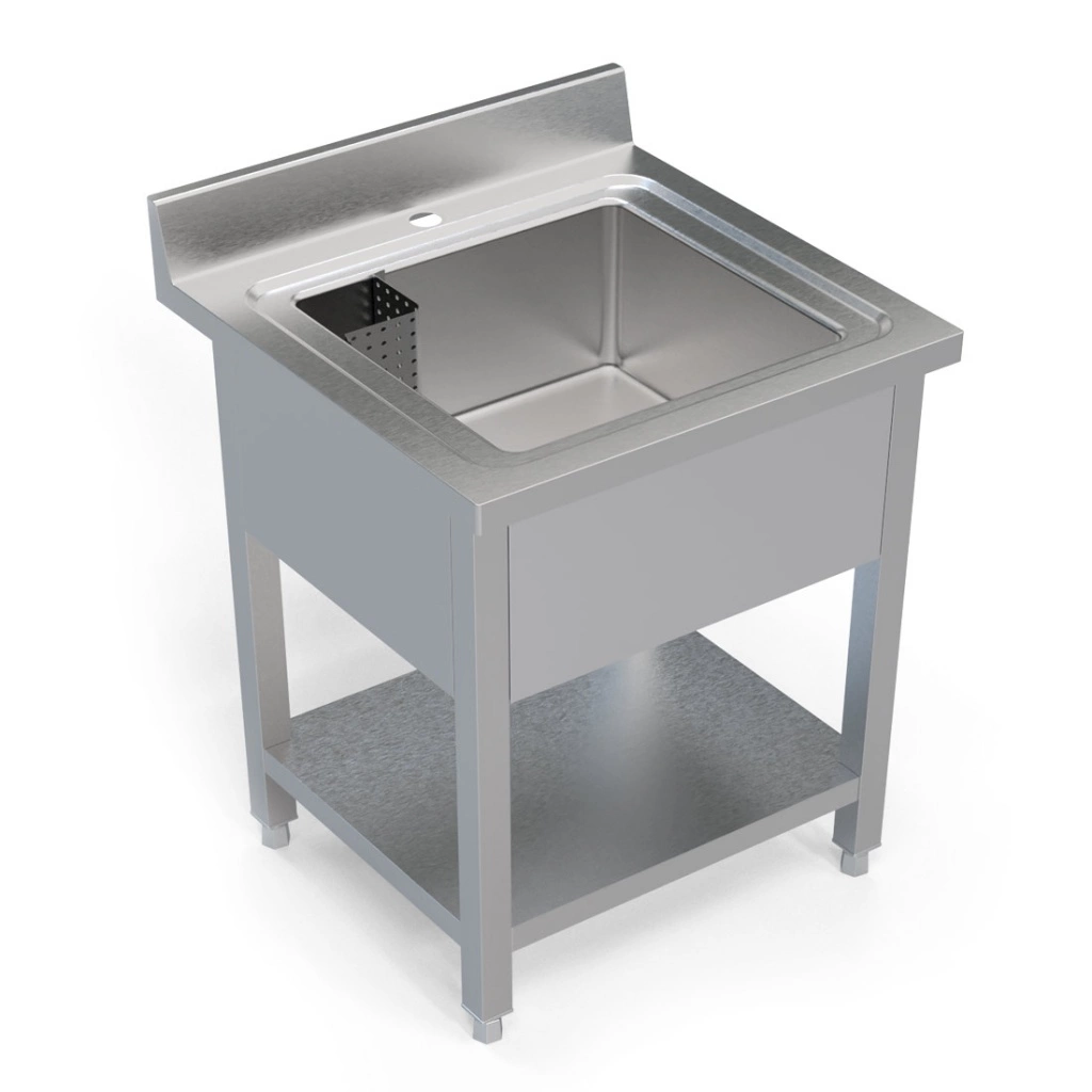 Empire 600mm Commercial Stainless Steel Single Bowl Sink - 600SINK 1 Empire 600mm Commercial Stainless Steel Single Bowl Sink - 600SINK