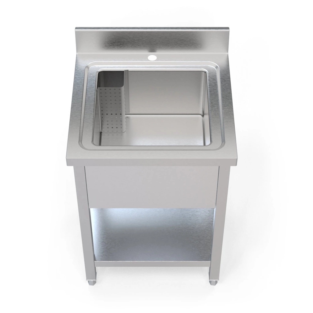 Empire 600mm Commercial Stainless Steel Single Bowl Sink - 600SINK 2 Empire 600mm Commercial Stainless Steel Single Bowl Sink - 600SINK - Image 2