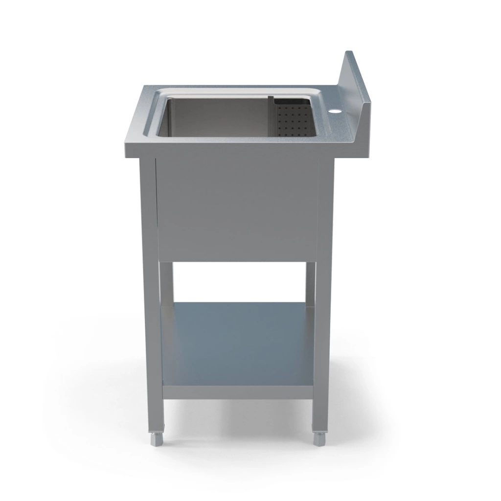 Empire 600mm Commercial Stainless Steel Single Bowl Sink - 600SINK 3 Empire 600mm Commercial Stainless Steel Single Bowl Sink - 600SINK - Image 3