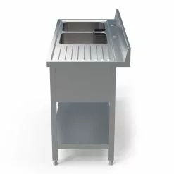 Empire Stainless Steel Double Bowl Sink Right Hand Drainer - 1400-600RHD -Food & Catering Disposables Sales empire stainless steel double bowl sink right hand drainer 1400 600rhd 3256 p5B25D