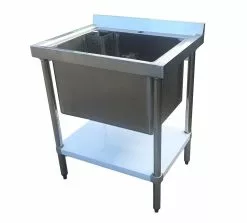 Empire Stainless Steel Midi Pot Wash Sink With Undershelf - PW-750-CB-1