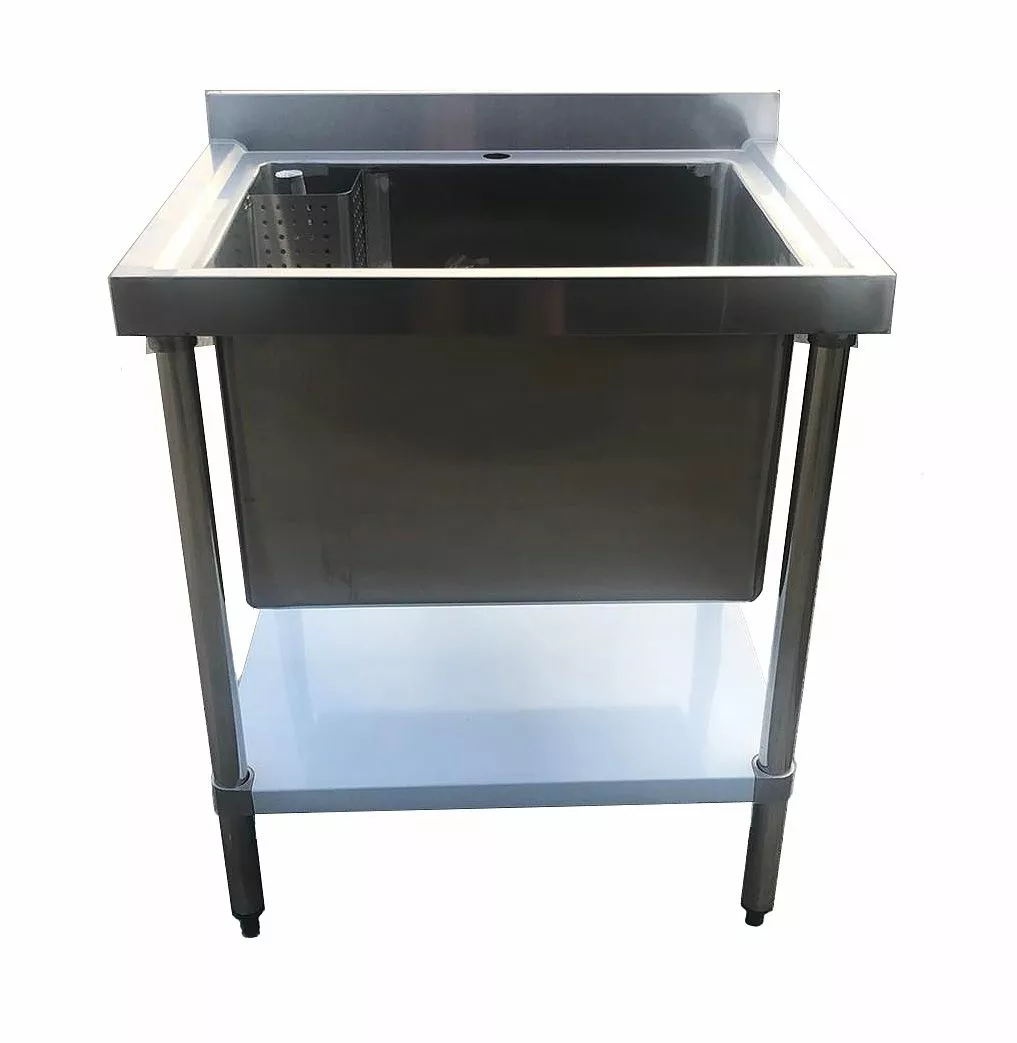Empire Stainless Steel Midi Pot Wash Sink With Undershelf - PW-750-CB-1 2 Empire Stainless Steel Midi Pot Wash Sink With Undershelf - PW-750-CB-1 - Image 2
