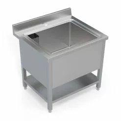 Empire Stainless Steel Single Pot Wash Catering Sink - PW-800-CB-1