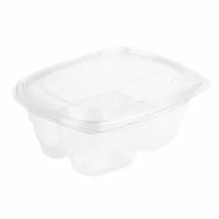 Faerch Fresco Three-Compartment Recyclable Deli Containers With Lid 750ml / 26oz - FB360