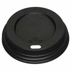Fiesta Disposable Coffee Cup Lids Black 225ml / 8oz (Pack Of 1000) - CW716