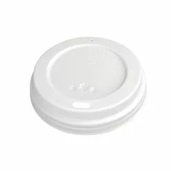 Fiesta Disposable Coffee Cup Lids White 340ml / 12oz And 455ml / 16oz (Pack Of 1000) - CE257