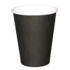 Fiesta Disposable Coffee Cups Single Wall Black 340ml / 12oz (Pack Of 50) - GF043