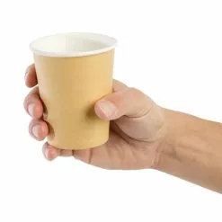Fiesta Disposable Coffee Cups Single Wall Kraft 225ml / 8oz (Pack Of 50) - GF031 -Food & Catering Disposables Sales fiesta disposable coffee cups single wall kraft 225ml 8oz pack of 50 gf031 116325 p5B25D