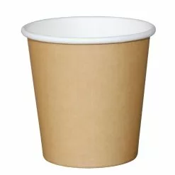 Fiesta Disposable Espresso Cups Single Wall Kraft 112ml / 4oz (Pack Of 50) - GP446