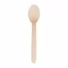 Fiesta Green Biodegradable Disposable Wooden Dessert Spoons (Pack Of 100) - CD904