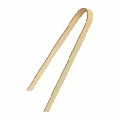 Fiesta Green Biodegradable Mini Bamboo Tongs (Pack Of 50) - DK391
