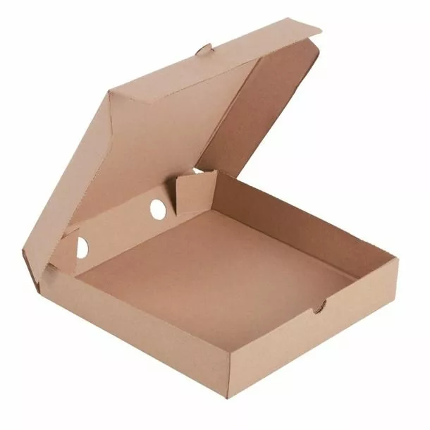 Fiesta Green Compostable Plain Pizza Boxes 12" (Pack Of 100) - DC724 2 Fiesta Green Compostable Plain Pizza Boxes 12" (Pack Of 100) - DC724 - Image 2