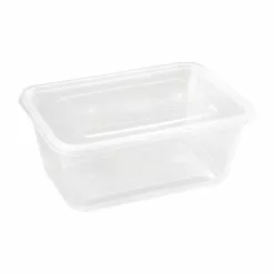 Fiesta Plastic Microwavable Containers With Lid Large 1000ml (Pack Of 250) - DM183
