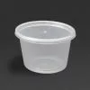 Fiesta Plastic Microwavable Deli Pots 100ml / 3.5oz (Pack Of 100) - CT286