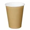Fiesta Single Wall Takeaway Coffee Cups Kraft 455ml / 16oz (Pack Of 50) - GF035