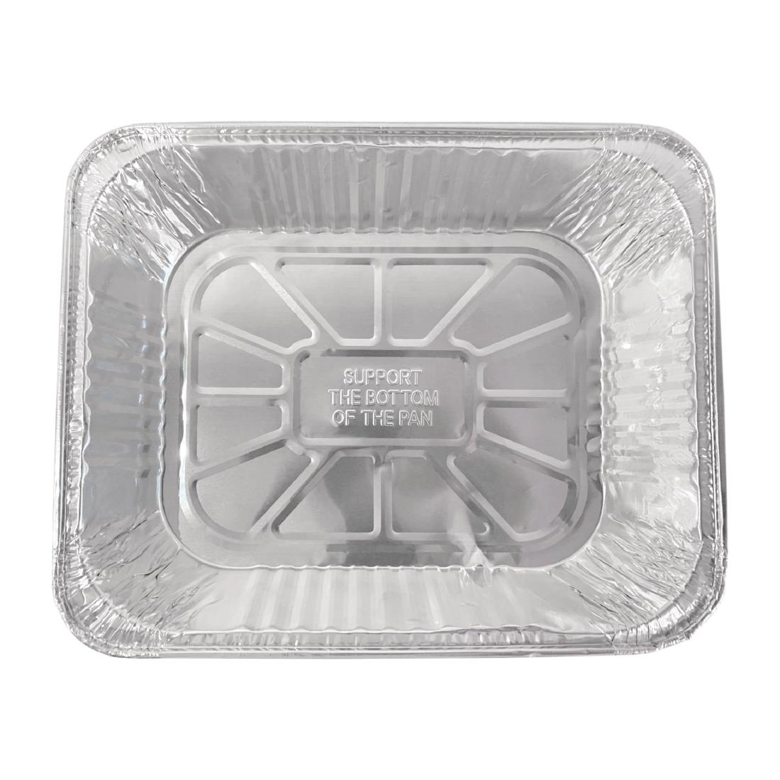 *Non-Branded Foil 1/2 Gastronorm Takeaway Containers (Pack Of 100) - FJ858 1 *Non-Branded Foil 1/2 Gastronorm Takeaway Containers (Pack Of 100) - FJ858