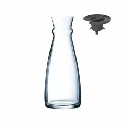Arcoroc Fluid Carafe 1 3/4pt 1l + Lid (6 Pack) - CD486