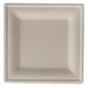 EGreen Eco-Fibre Compostable Wheat Square Plates 200mm (Pack Of 500) - FN204