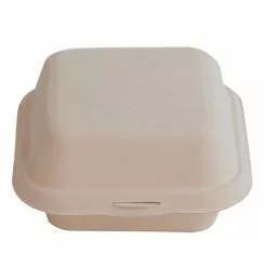 EGreen Eco-Fibre Compostable Wheat Burger Boxes (Pack Of 500) - FN209