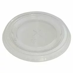 EGreen RPET Flat Lid With Straw Hole 93mm (Pack Of 1000) - FN222