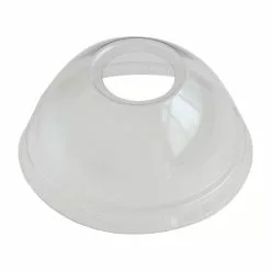 EGreen RPET Dome Lid With Straw Hole 93mm (Pack Of 1000) - FN224