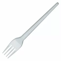 EGreen Individually Wrapped White Plastic Forks (Pack Of 500) - FP578