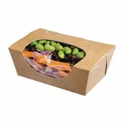 Colpac Zest Compostable Kraft Small Salad Boxes 500ml / 17oz (Pack Of 500) - FP581